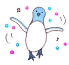 Penguin ha kawaii sticker #9510018