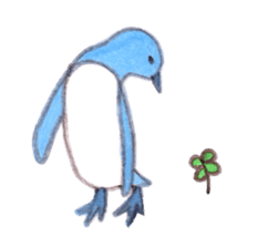 Penguin ha kawaii sticker #9510019