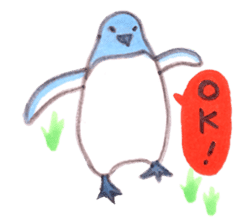 Penguin ha kawaii sticker #9510020