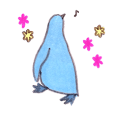 Penguin ha kawaii sticker #9510021