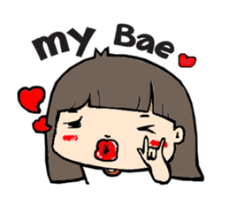 CHUuu Girl  Ver.English sticker #9510147