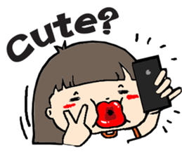 CHUuu Girl  Ver.English sticker #9510156