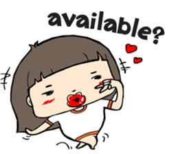CHUuu Girl  Ver.English sticker #9510161