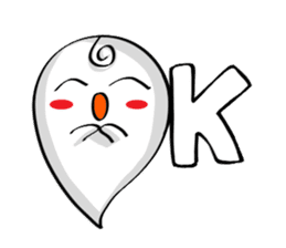 J Ghost sticker #9510230
