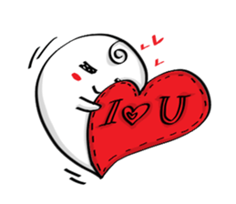 J Ghost sticker #9510255