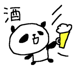 Kanji panda stickers! sticker #9510698
