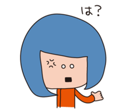 a wall eyed girl sticker #9510914