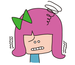 a wall eyed girl sticker #9510917