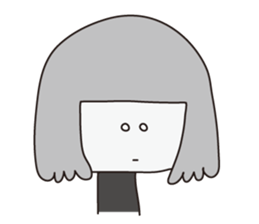 a wall eyed girl sticker #9510920