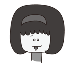 a wall eyed girl sticker #9510921