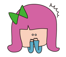 a wall eyed girl sticker #9510942