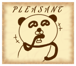 It is the panda.Panda-ish? 6 wanted sticker #9511185