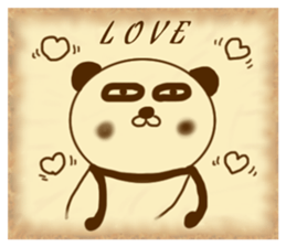 It is the panda.Panda-ish? 6 wanted sticker #9511186