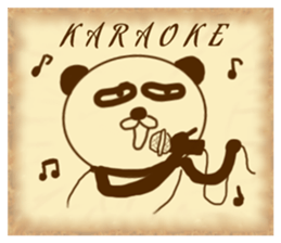 It is the panda.Panda-ish? 6 wanted sticker #9511188