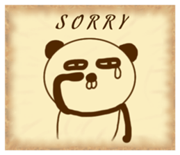 It is the panda.Panda-ish? 6 wanted sticker #9511189