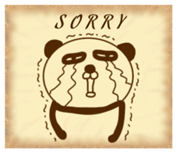 It is the panda.Panda-ish? 6 wanted sticker #9511190