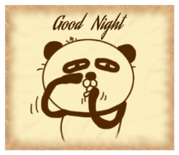 It is the panda.Panda-ish? 6 wanted sticker #9511197