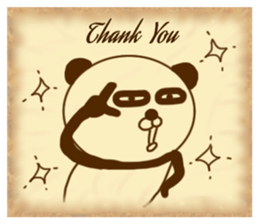 It is the panda.Panda-ish? 6 wanted sticker #9511199