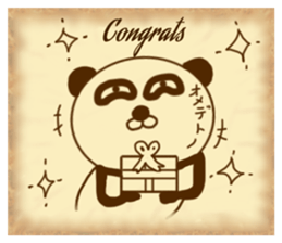 It is the panda.Panda-ish? 6 wanted sticker #9511202