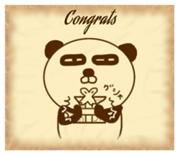 It is the panda.Panda-ish? 6 wanted sticker #9511203