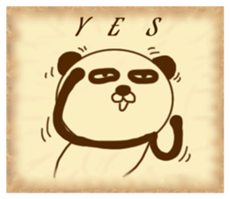 It is the panda.Panda-ish? 6 wanted sticker #9511205