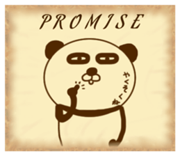 It is the panda.Panda-ish? 6 wanted sticker #9511210