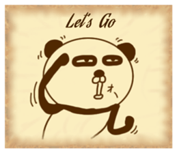 It is the panda.Panda-ish? 6 wanted sticker #9511213