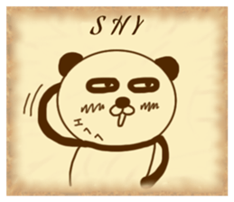 It is the panda.Panda-ish? 6 wanted sticker #9511214