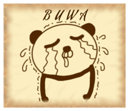 It is the panda.Panda-ish? 6 wanted sticker #9511215