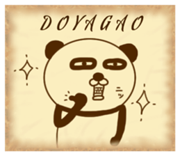 It is the panda.Panda-ish? 6 wanted sticker #9511217