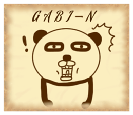 It is the panda.Panda-ish? 6 wanted sticker #9511218