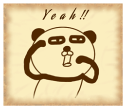 It is the panda.Panda-ish? 6 wanted sticker #9511221