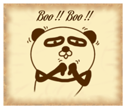 It is the panda.Panda-ish? 6 wanted sticker #9511222