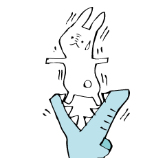 Rabbit of fairy tale talk 6