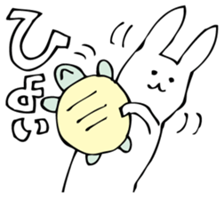 Rabbit of fairy tale talk 6 sticker #9511506