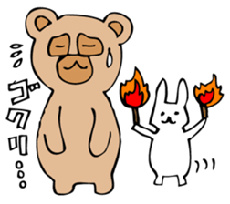 Rabbit of fairy tale talk 6 sticker #9511509