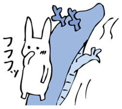 Rabbit of fairy tale talk 6 sticker #9511510