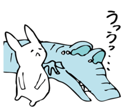 Rabbit of fairy tale talk 6 sticker #9511513