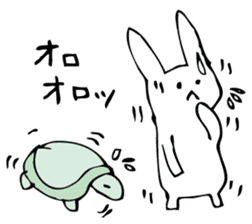 Rabbit of fairy tale talk 6 sticker #9511517