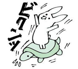 Rabbit of fairy tale talk 6 sticker #9511519