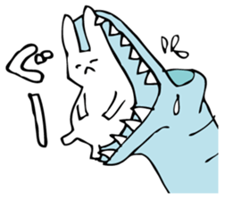 Rabbit of fairy tale talk 6 sticker #9511521