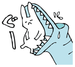 Rabbit of fairy tale talk 6 sticker #9511521