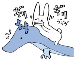 Rabbit of fairy tale talk 6 sticker #9511523