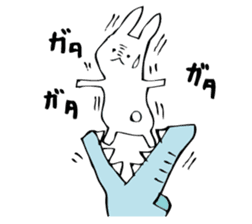 Rabbit of fairy tale talk 6 sticker #9511525