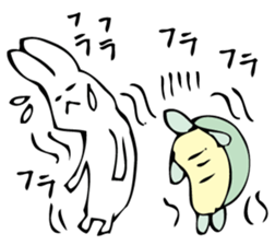 Rabbit of fairy tale talk 6 sticker #9511527