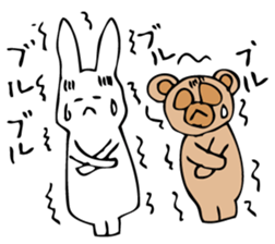 Rabbit of fairy tale talk 6 sticker #9511530