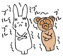 Rabbit of fairy tale talk 6 sticker #9511530