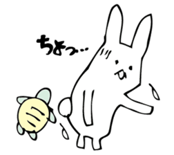 Rabbit of fairy tale talk 6 sticker #9511534