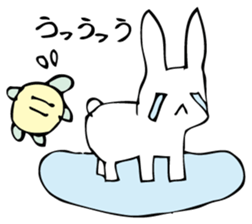 Rabbit of fairy tale talk 6 sticker #9511539