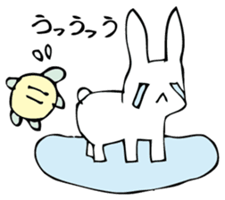 Rabbit of fairy tale talk 6 sticker #9511539